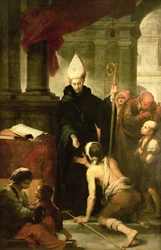 St. Thomas von Villanueva verteilt Almosen, 1678